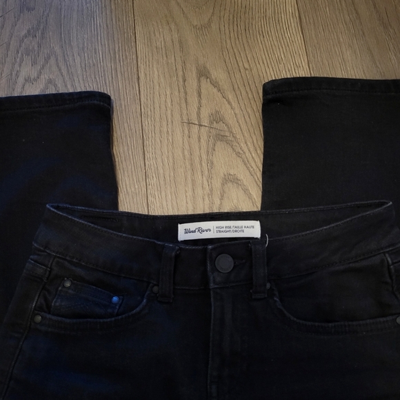 Black heat tech wind river straight leg jeans - Picture 6 of 8